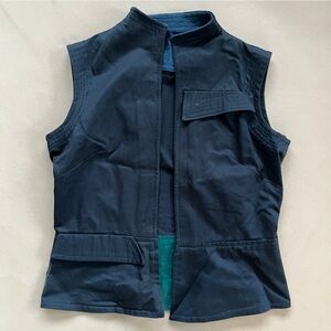 Hand Made Blue Vest